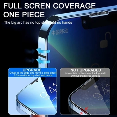 Kính cường lực 9H bảo mật cho iPhone 17 16 15 14 Pro Max X XS XR 6 8 Plus Độ phân giải cao chống gián điệp