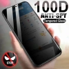 Kính cường lực 9H bảo mật cho iPhone 17 16 15 14 Pro Max X XS XR 6 8 Plus Độ phân giải cao chống gián điệp 10