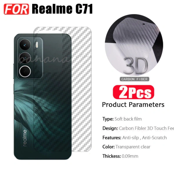 Hình ảnh sản phẩm Kính cường lực gốm 3 trong 1 Realme C71 C73 C75 C75X - bảo vệ màn hình, ống kính, phim mặt sau, giảm giá 22k