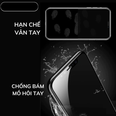 Kính Cường Lực iPhone 3D Hộp Sắt Đen, Tương Thích 11-16 Pro/Pro Max, Giá 32.000 VND 3
