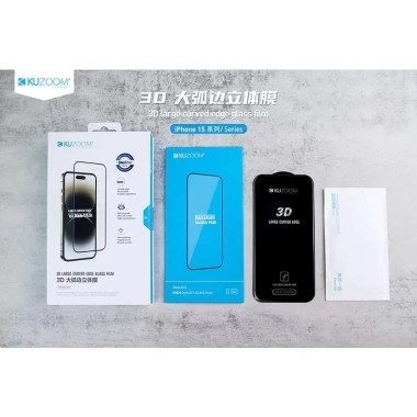 Kính cường lực iPhone FULL MÀN 3D trong suốt KUZOOM - Giá chỉ 79.000 VNĐ 3