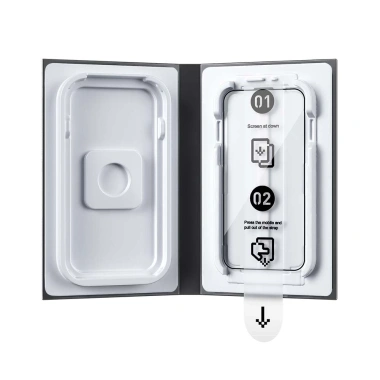 Kính Cường Lực iPhone Kèm Khung Tự Dán MagicBox, Chống Lẻm Viền, Corning MA-168 Cao Cấp - Giá 115k 3