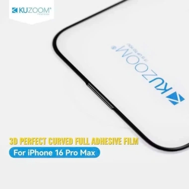 Kính Cường Lục Không Lẹm Viền 3D Bảo Vệ Full Màn iPhone 16 Pro Max Giá 115k 5