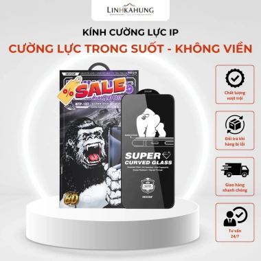 Kính Cường Lực Không Viền Trong Suốt Chính Hãng iPhone 15/16 Pro Max 75.000đ
