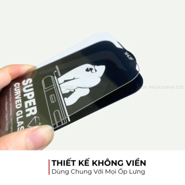 Kính Cường Lực Không Viền Trong Suốt Chính Hãng iPhone 15/16 Pro Max 75.000đ