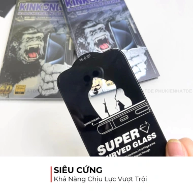 Kính Cường Lực Không Viền Trong Suốt Chính Hãng iPhone 15/16 Pro Max 75.000đ
