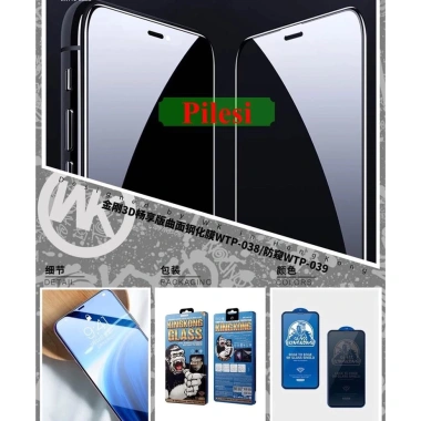 Kính Cường Lực KingKog 038 Full Màn Hộp Xanh Chống Vỡ Viền cho iPhone X, XS Max, 11/12/13 Pro Max - 32k 5
