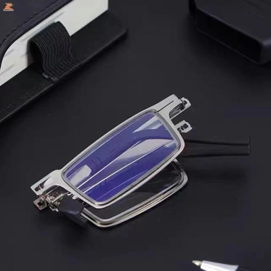 Kính đọc sách gập siêu nhẹ, cổ điển, dạng vuông/tròn, nhỏ gọn cho nam và người lớn tuổi - Giá chỉ 56.376₫