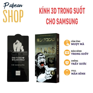 Kính Full Màn 3D Trong Suốt Chống Nhìn Trộm KO Hộp cho Samsung S24 - S25 Ultra Giá chỉ 40.000₫ (Giá gốc 51.600₫)