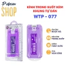 Kính Full Màn HD Trong Suốt, Khung Tự Dán Siêu Nét WTP-077 Cho iPhone - Giá 125k