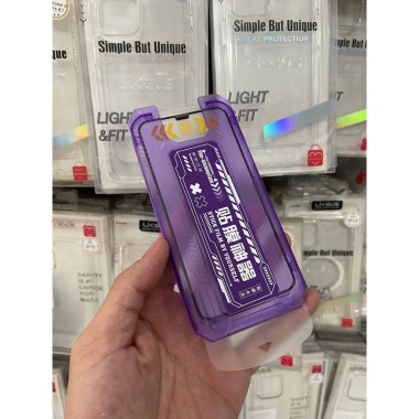 Kính Full Màn HD Trong Suốt, Khung Tự Dán Siêu Nét WTP-077 Cho iPhone - Giá 125k 2