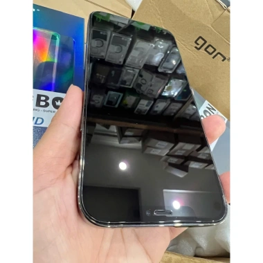 Kính iPhone Full Màn Hình Không Viền Đen + Khung Tự Dán Gor - Giá chỉ 119.000₫