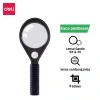 Kính lúp cầm tay DELI E9.091 phóng đại 3x, kính 60mm - Giá chỉ 65.000, giảm ngay 5