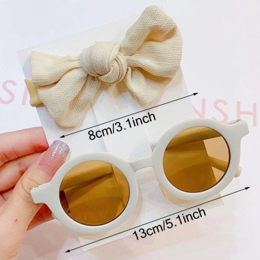 Kính râm Backstreet khung tròn nhựa UV400 - Chống nắng cho bé trai, bé gái 2
