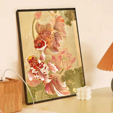 Koi Chữ Thập Bộ 2.024 Ren Thêu Thủ Công – Bông Sen Handmade, Gói Nhỏ Giá ưu đãi 312.519 đ