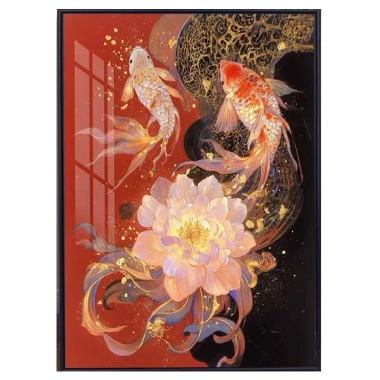 Koi Thông Minh Cross Stitch Full Thêu 2.026 Phong Cách Mới May Mắn In Chữ Thập Handmade