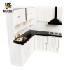 KOZEEY 1/12 Nhà Búp Bê Thu Nhỏ Nội Thất Nhà Bếp Tủ Nấu Trắng 575k