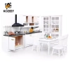 KOZEEY 1/12 Nhà Búp Bê Thu Nhỏ Nội Thất Nhà Bếp Tủ Nấu Trắng 575k 2