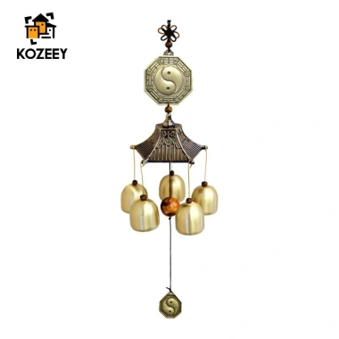 KOZEEY Chuông Gió Nhỏ Bằng Đồng Thau Treo Trang Trí Nhà Cửa Giá Ưu Đãi 212.300₫