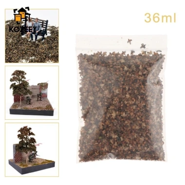 KOZEEY Diorama Thực Tế Thu DIY - Bộ Mô Hình Vườn Cổ Tích Đường Sắt Mùa Thu