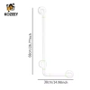 KOZEEY Grab Bar Thanh Hỗ Trợ Cân Bằng Đường Sắt Chống Trượt, Ổn Định Chữ L Cho Người Cao Tuổi – 334.400 VND 2