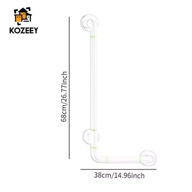 KOZEEY Grab Bar Thanh Hỗ Trợ Cân Bằng Đường Sắt Chống Trượt, Ổn Định Chữ L Cho Người Cao Tuổi – 334.400 VND