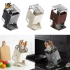 KOZEEY Khối dao nhà bếp xoay đa năng có khay nhỏ giọt, hộp đựng dụng cụ – Tiết kiệm cho gia đình và nhà hàng 5