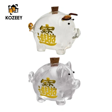 Kozeey Thủy Tinh Lưu Trữ – Chai Trang Trí cho Tủ Cafe, Phòng Khách – Giá 120.883đ 2