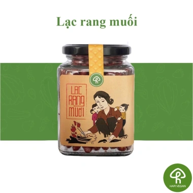 Lạc đỏ rang muối hồng Himalaya 220g - Hapi Vegan, Organic, Giòn Tan, Giá chỉ 66.000 VND 3