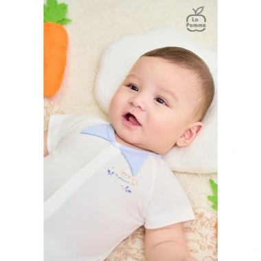 LaPom Body chip cộc tay La Pomme cổ cách điệu Đồ sơ sinh bé trai, bé gái 149.000₫