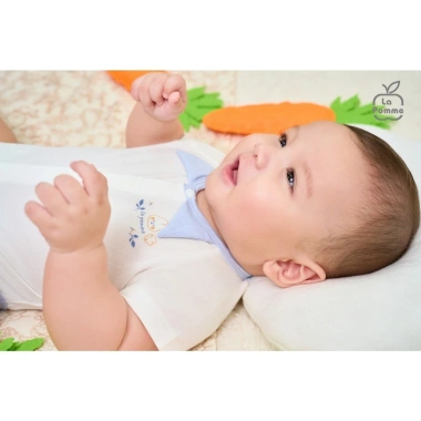 LaPom Body chip cộc tay La Pomme cổ cách điệu Đồ sơ sinh bé trai, bé gái 149.000₫