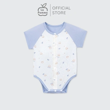 LaPom Body chip cộc tay La Pomme họa tiết dễ thương Đồ sơ sinh bé trai bé gái giá 139.000 VND 3