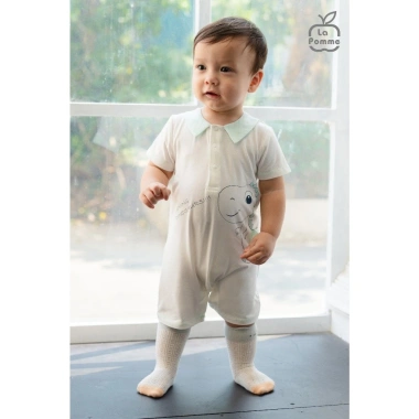 LaPom Body cộc tay Đảo Xanh Kỳ Thú - Đồ sơ sinh bé trai, bé gái, giảm giá 225k