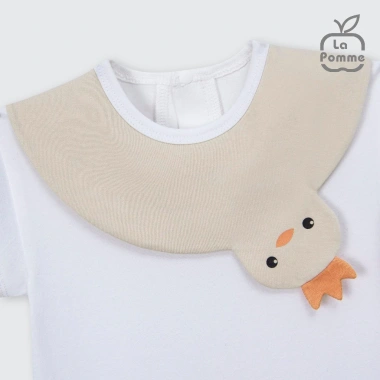 LaPom Body cộc tay Gà bông tinh nghịch - Đồ sơ sinh bé trai, bé gái giá ưu đãi 239k 5