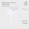 LaPom Body Dài Tay La Pomme Hello Sunday Chât Petit - Đồ sơ sinh bé trai, bé gái, siêu mềm, giá chỉ 249.000 VND 4