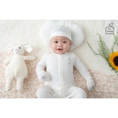 LaPom Body dài tay La Pomme mềm mại cho bé trai & bé gái - Đồ sơ sinh giá ưu đãi 3