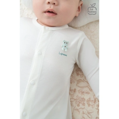 LaPom Body dài tay La Pomme mềm mại cho bé trai & bé gái - Đồ sơ sinh giá ưu đãi 4