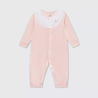 Lapom Body dài tay La Pomme phối cổ ngọt ngào - Đồ sơ sinh bé trai, bé gái, giảm còn 210.000₫