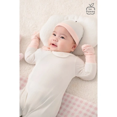 LaPom Body dài tay La Pomme - Sơ sinh bé trai & bé gái, mềm mại, giá ưu đãi 219k 5
