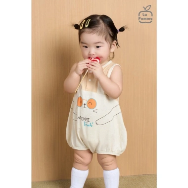 LaPom Body liền sát nách La Pomme dễ thương - Đồ sơ sinh bé trai và bé gái, giá ưu đãi 210.000 VND 4