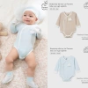 LaPom Bodychip Dài Tay Gấu Con Ngộ Nghĩnh - Đồ sơ sinh bé trai, bé gái, chỉ 165k