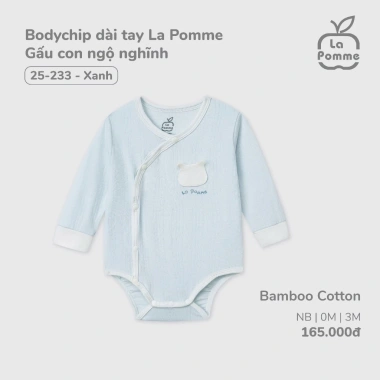 LaPom Bodychip Dài Tay Gấu Con Ngộ Nghĩnh - Đồ sơ sinh bé trai, bé gái, chỉ 165k 3 LaPom Bodychip Dài Tay Gấu Con Ngộ Nghĩnh - Đồ sơ sinh bé trai, bé gái, chỉ 165k 3