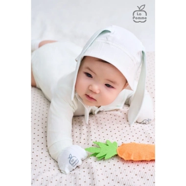 LaPom Bodychip Dài Tay Happy Friend - Đồ sơ sinh bé trai, bé gái, giá gốc 220.500, giảm còn 175.000 7