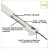 LED Pufangnice 2.835 AC220V Độ Sáng Cao 72 LEDs Dải Cứng 30-40cm Tiết Kiệm 7