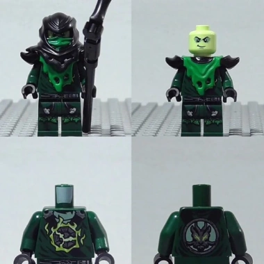 LEGO NINJAGO Nhân Vật Possessed Lloyd Dark Green Ninja - Giá 70.000 VND