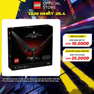LEGO Star Wars 75.406 Chiến Hạm Finalizer - Đồ Chơi Lắp Ráp 386 chi tiết, 2.289.000 VND