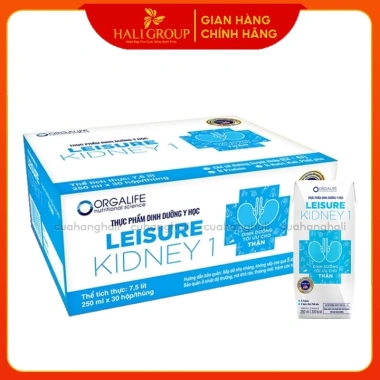 Leisure Kidney 1 Soup Dinh Dưỡng Giảm Protein cho Thận, Thùng 30 Hộp - Giá ưu đãi 1.260.000₫