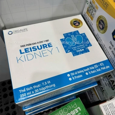 Leisure Kidney 1 Soup Dinh Dưỡng Giảm Protein cho Thận, Thùng 30 Hộp - Giá ưu đãi 1.260.000₫