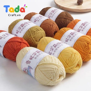 Len Baby Yarn mã 51-67 chất lượng cao mềm mại cho bé giá ưu đãi 29.750₫