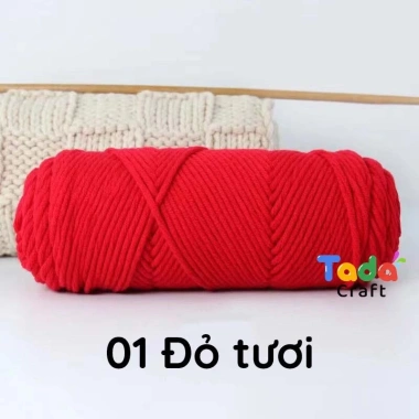 Len Cotton Love sợi 3mm mềm mại - Len ống nội địa Trung cuộn 100g giá 37.800 VND 9 Len Cotton Love sợi 3mm mềm mại - Len ống nội địa Trung cuộn 100g giá 37.800 VND 9